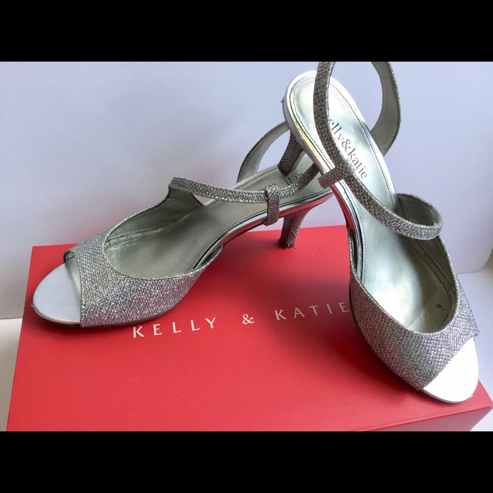 Kelly & Katie Silver Women's Heels